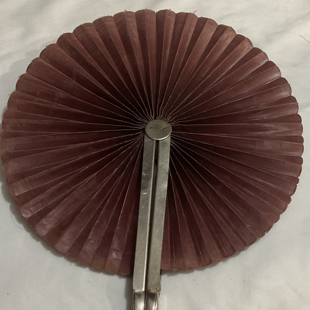 Vintage 19th Century Victorian Cockade fan,used for mourning. - Picture 8 of 12